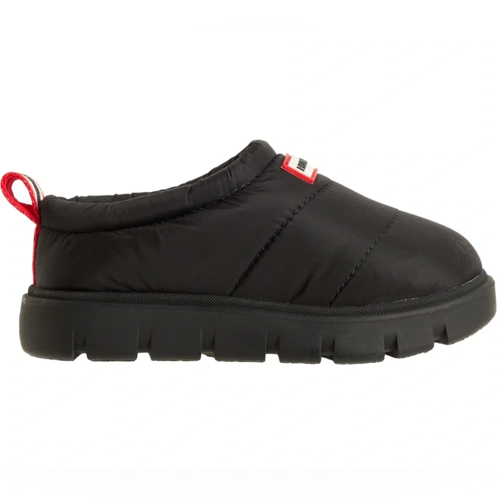 Hunter Black kid’s clog Slip-On Shoes